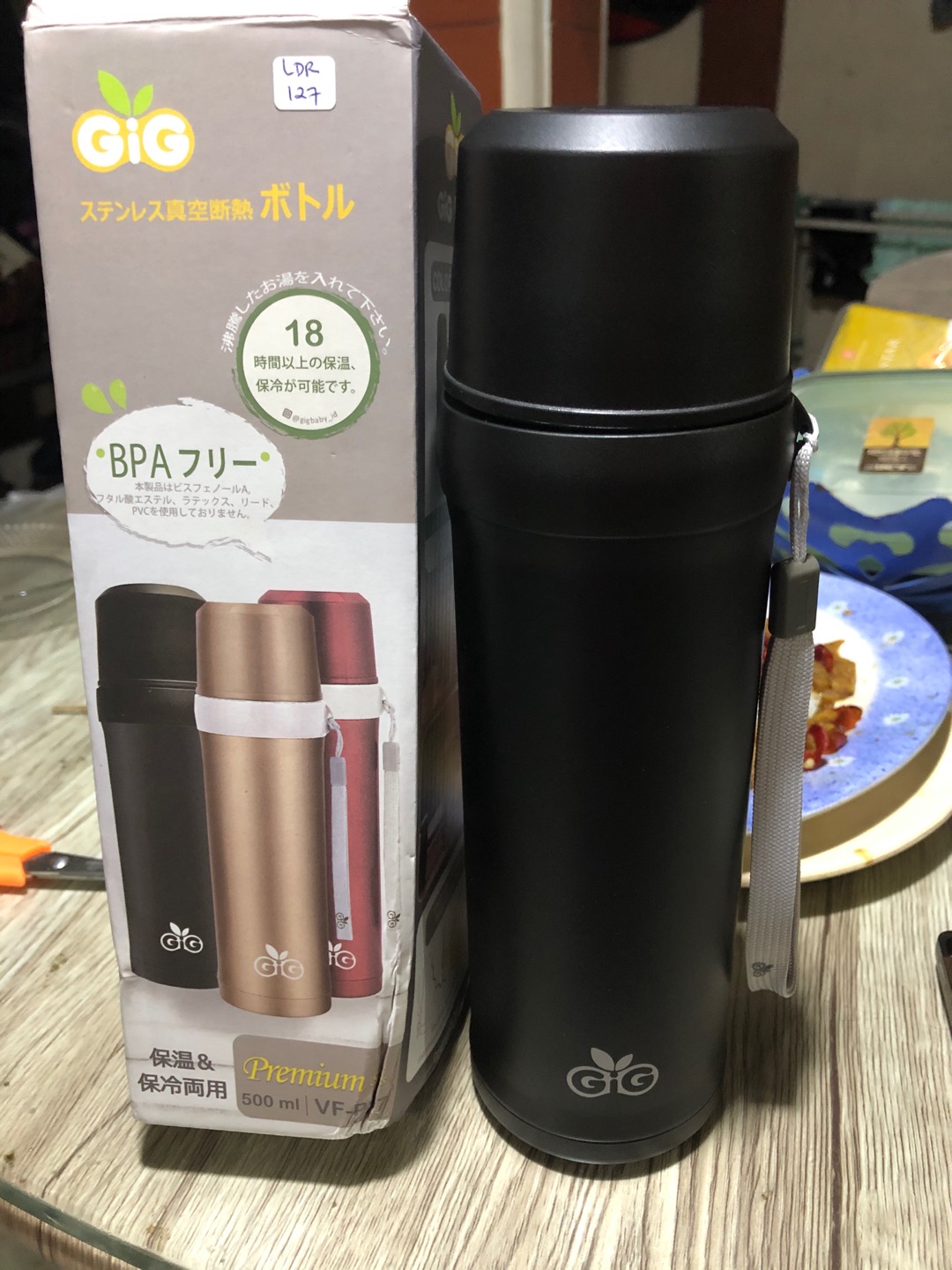 Gig Baby Thermos Termos Air Premium Vacuum Flask Stainless Steel 500 Ml