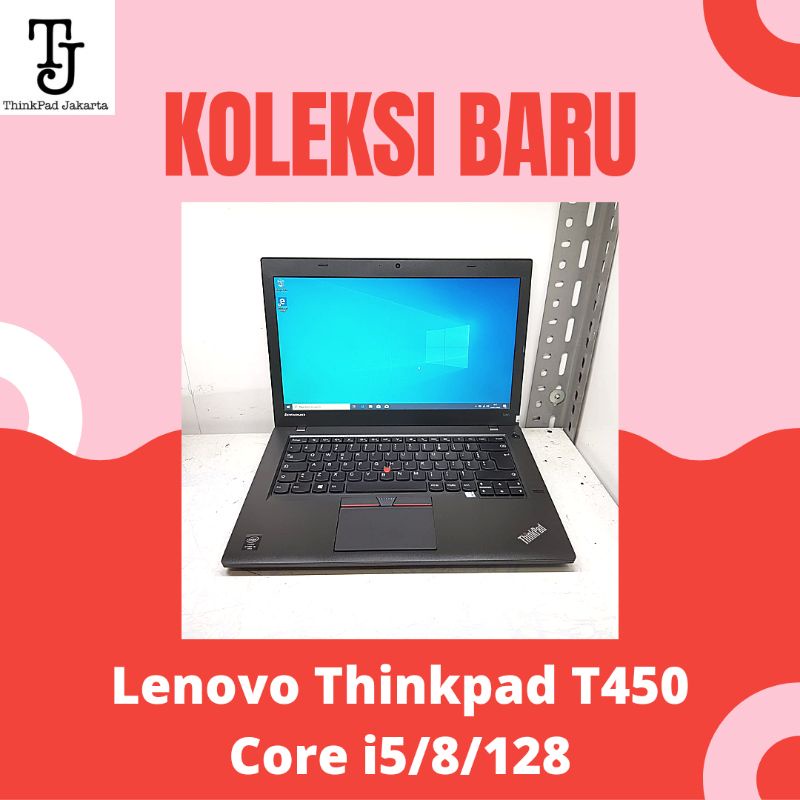 Laptop Second Lenovo Thinkpad T450 i5 Mulus dan berkualitas baguss Free Tas Slempang