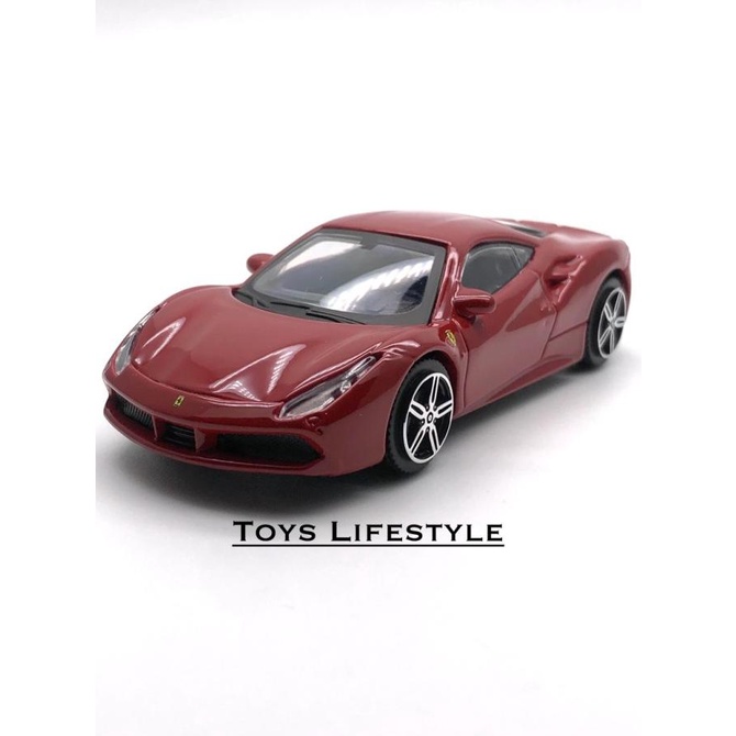 Bburago Diecast - Ferrari 488 Gtb Skala 1:43 (Ferrari Series) By Eastern