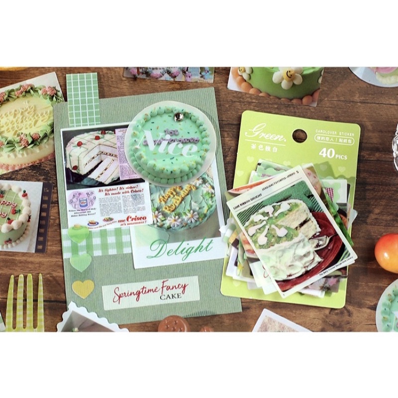 

40Pcs Sticker Aesthetic - 22 Dekorasi Planner Scrapbook SWEET FALLING SERIES Planner Scrapbook