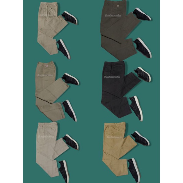 celana chinos second original branded celana uniqlo second original celana giordano second celana be