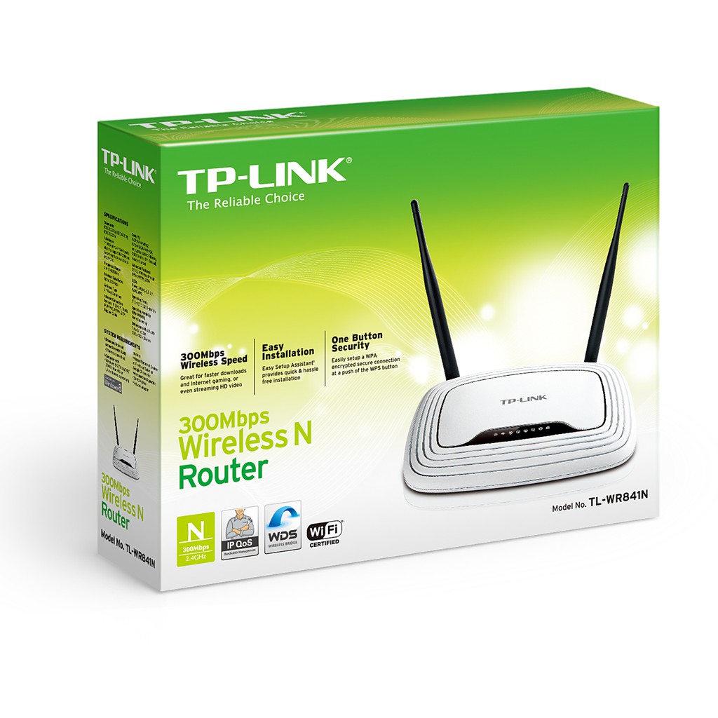 TP LINK TL WR841N Wireless N  Router 300Mbps Bagus  MURAH 