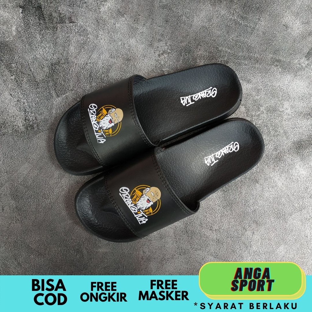 SANDAL SLIDE ORANG TUA PRIA WANITA / SENDAL FLIP FLOP KASUAL SANTAI / SANDAL SLOP CEWEK COWOK MURAH