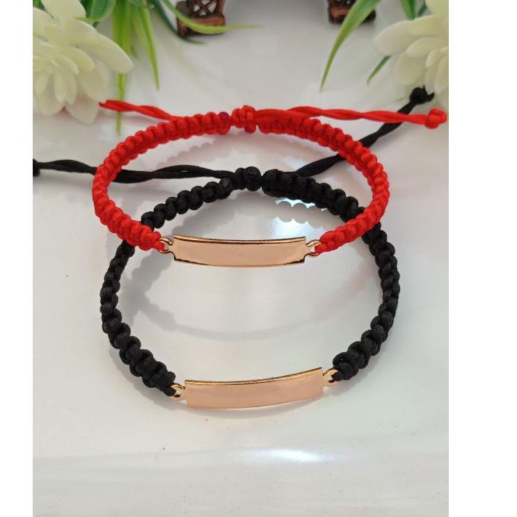 Kualitas Premium.. Gelang Tali Plat//Gelang tangan wanita//Gelang Mirip EMAS ASLI//Gelang lapis emas