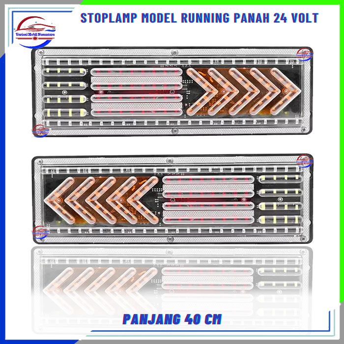 Lampu Led Stop Lamp Stoplamp Variasi Rem Belakang Sein Running Mobil Pick Up Canter Engkel 12 Volt