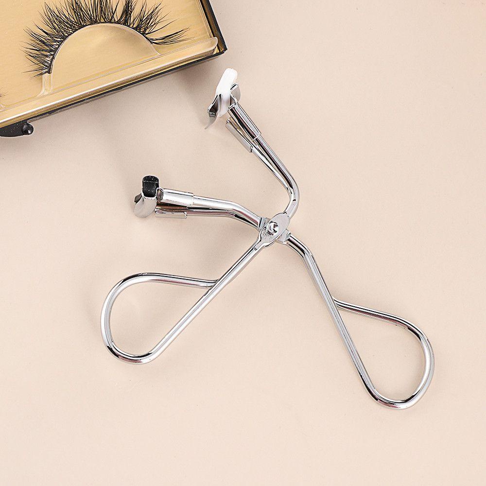 Penjepit Bulu Mata Nanas Panas Baru Stainless Steel Rose Gold Lash Curling Clip