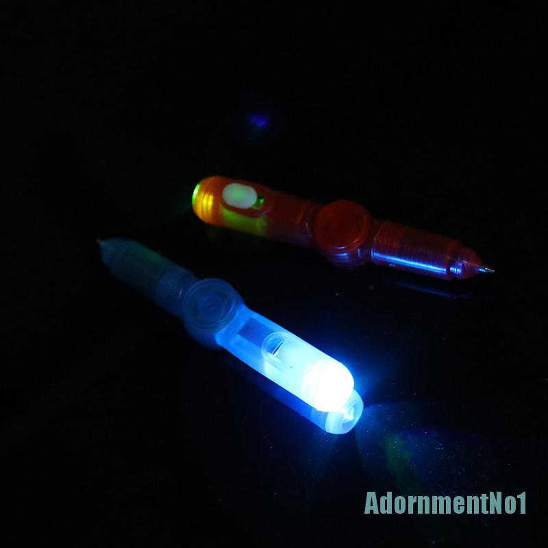 (AdornmentNo1) Pulpen Dengan Lampu LED Warna-Warni