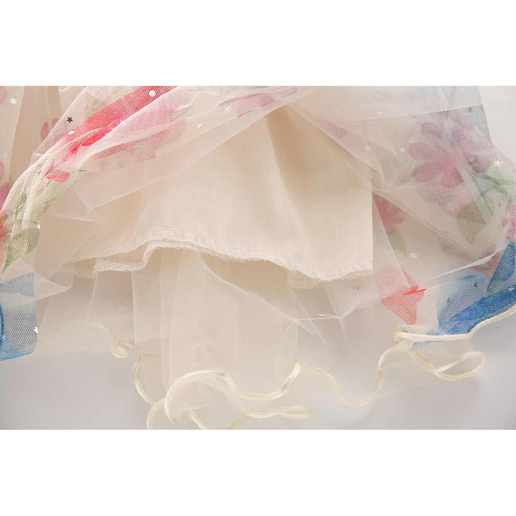 Dress Anak Perempuan Gaun Pesta Tutu bayi cewek Import - MERMAID STAR 9bln -3 Tahun Elegan Fashion-4