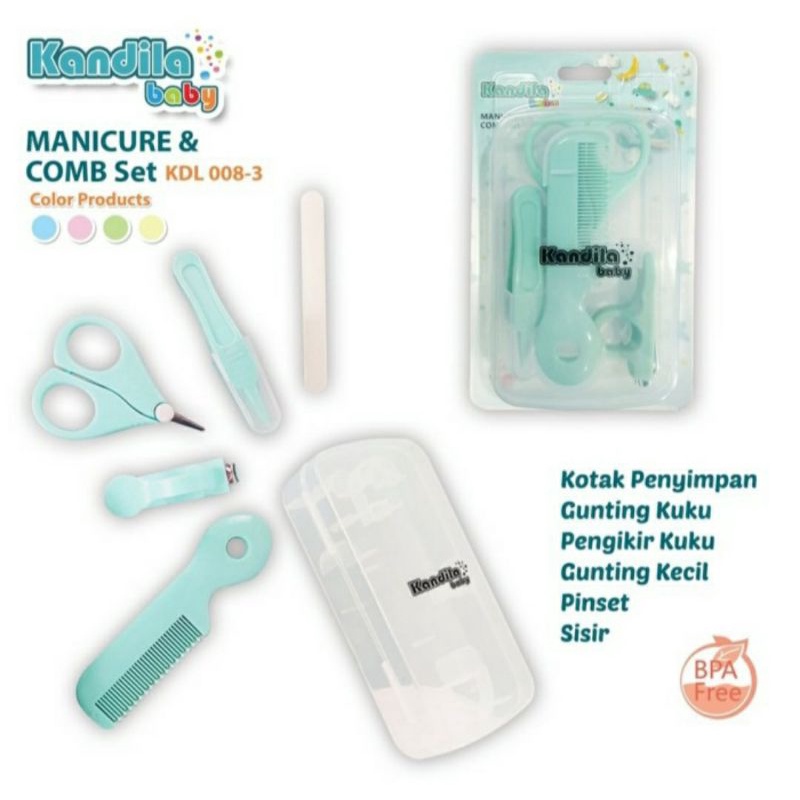 Kandila Baby Manicure &amp; Comb Set KDL008-3