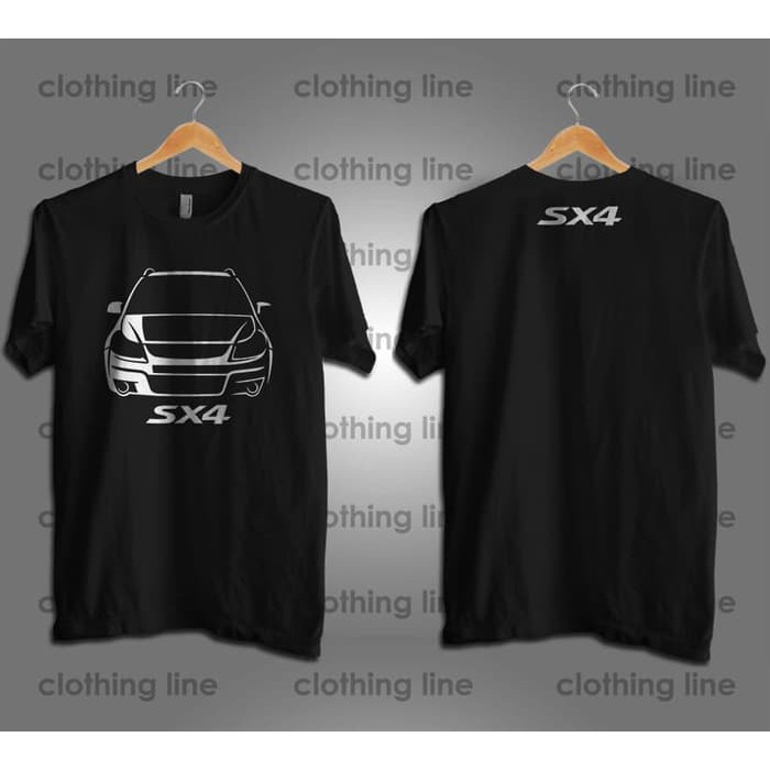 KAOS MOBIL SUZUKI SX4 HATCHBACK SILUET