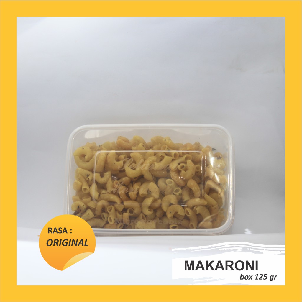 makanan ringan /makaroni/box 175 gram