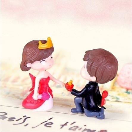 Miniature Lover Figures - Lovers Couple Figurines #34 (2pcs)