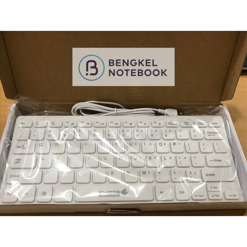 Keyboard Mini Eyota White S5500 Keyboard Mini Kabel USB Eyota S5500