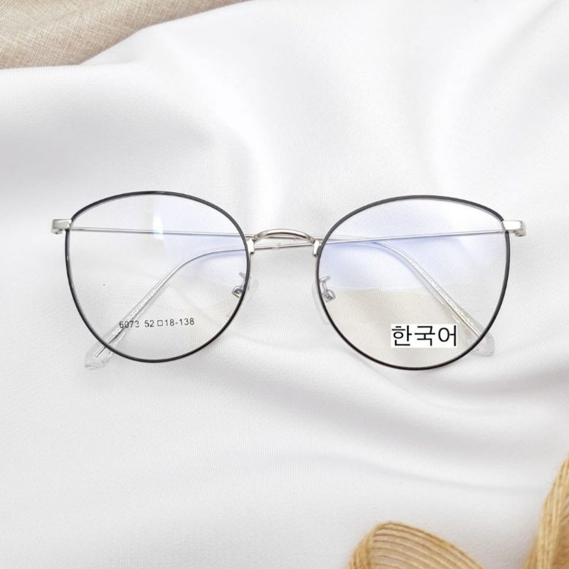 KACAMATA PHOTOCROMIC BLUERAY ANTI - RADIASI FRAME OPTIK TITANIUM REALPICT UNISEX - SPRING STYLE
