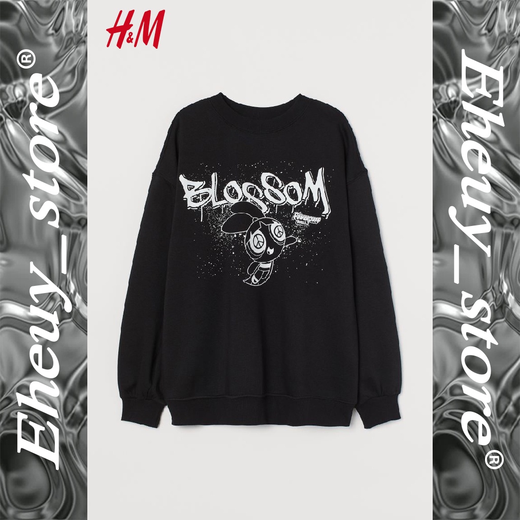 Crewneck H&amp;M Marvel Blossom Destination Skater Crewneck H&amp;M original sweater marvel crewneck h&amp;m