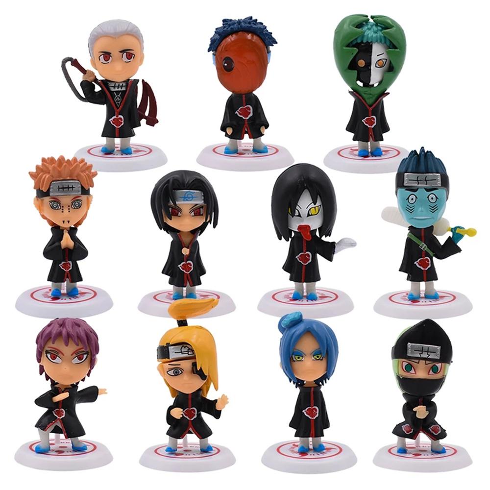 Lanfy Naruto Figure Orochimaru Sasori Uchiha Itachi Action Akatsuki Madara Mainan Figure Anime