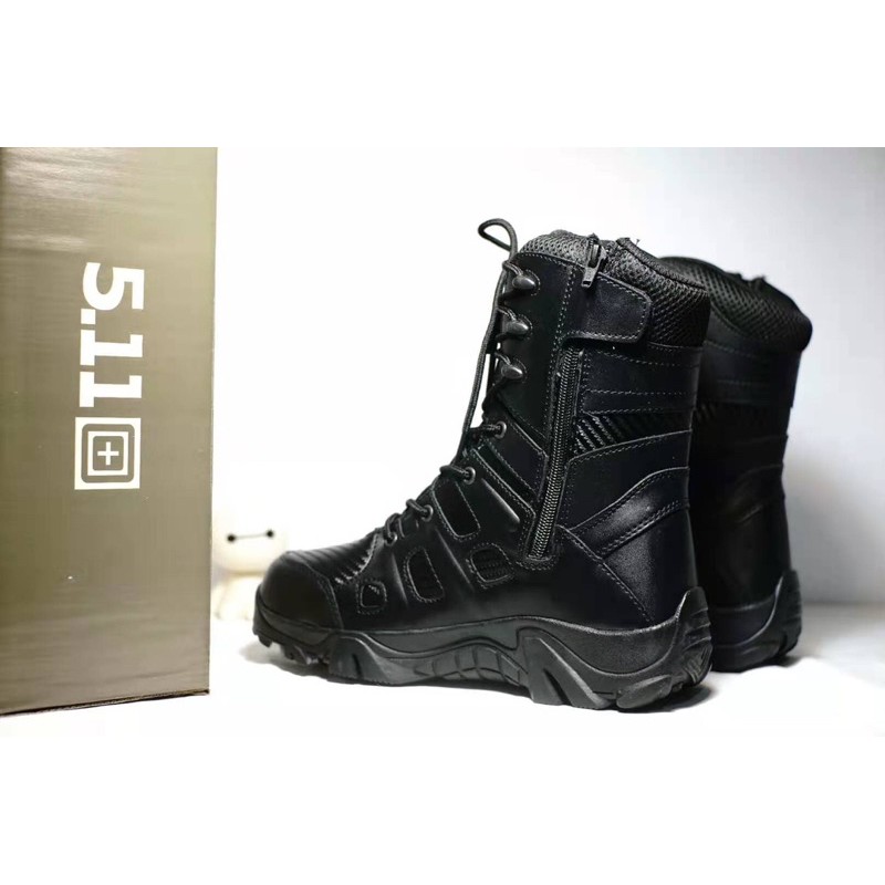 SEPATU PDL KULIT 511 IMPORT WARNA HITAM ORIGINAL BOOTS TACTICAL