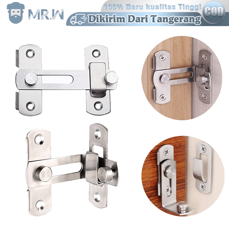 Grendel Pintu Overpal Gembok Grendel Pintu Kunci Gembok Selot Pintu