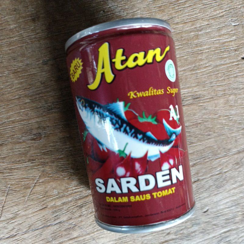 

ikan Sarden, dalam saos tomat Atan 155gr