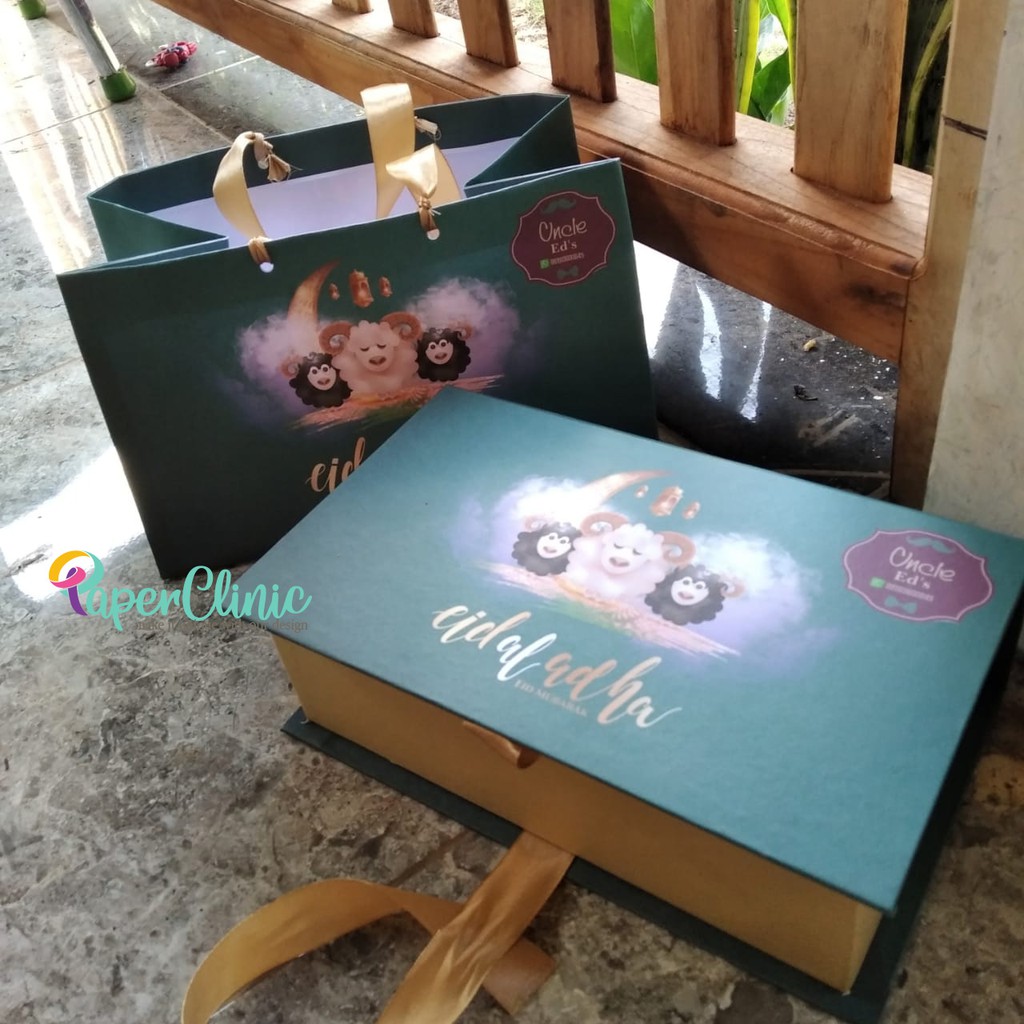 

BOX HAMPERS IDUL ADHA / SOUVENIR HAJI / GIFT BOX / BOX PARSEL / HARDBOX IDULFITRI / kotak kado / desain custom