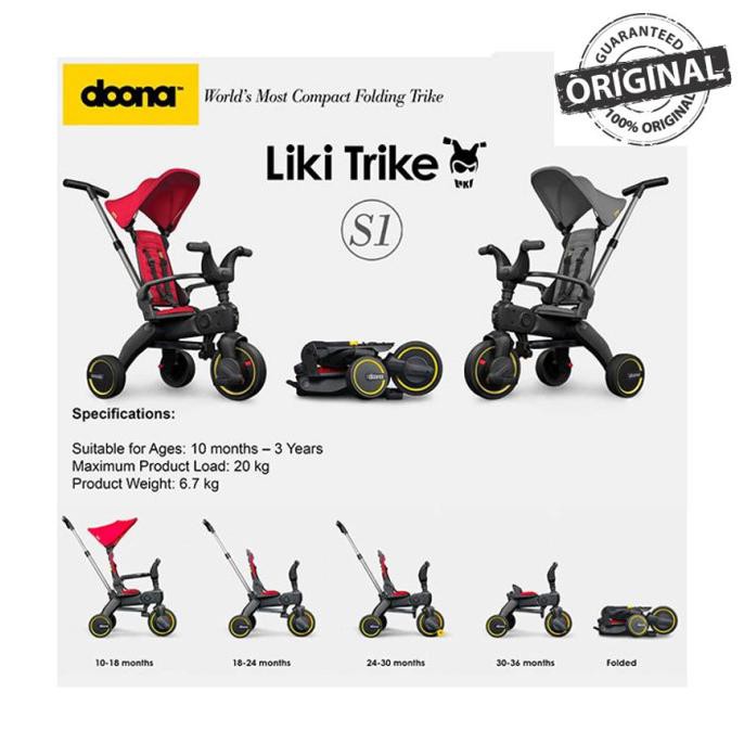 liki trike s3 flame red