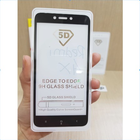 Tempered Glass FULL GLUE Xiaomi Redmi 4X Prime 5inch FULL Screen Guard