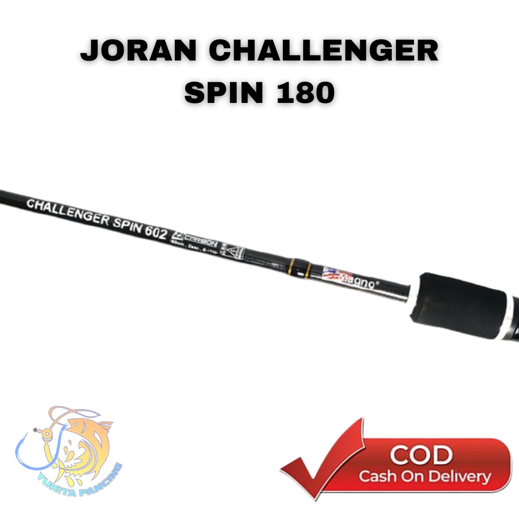 Joran Pancing Magno Chalengger Spin 180 Free Rod Stick Atas