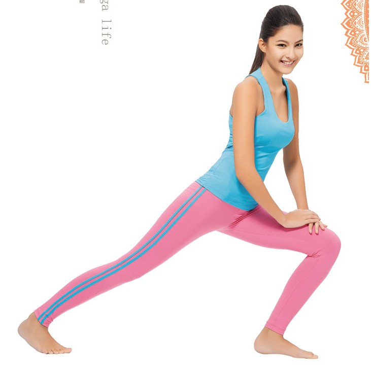 1Set Baju Senam Denlus / Set Baju Olahraga Yoga