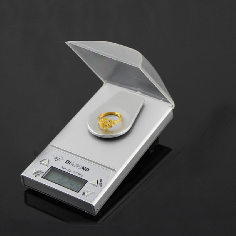 Gro 10g / 0.001g Milligram Precision Digital Jewelry Diamond Scale Weight Balance Gram