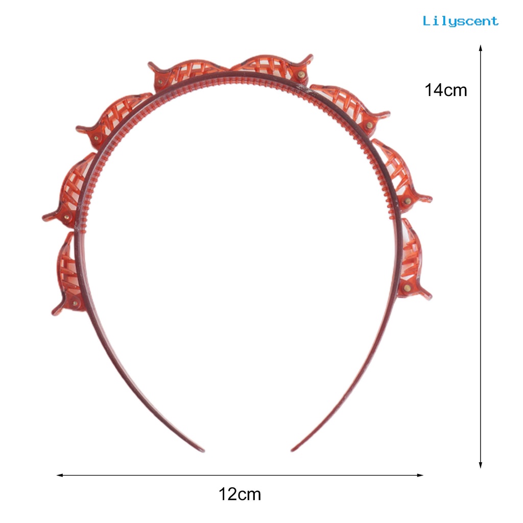 Ls Klip Jepit Rambut Lapis Ganda Anti slip Aksesoris Wanita