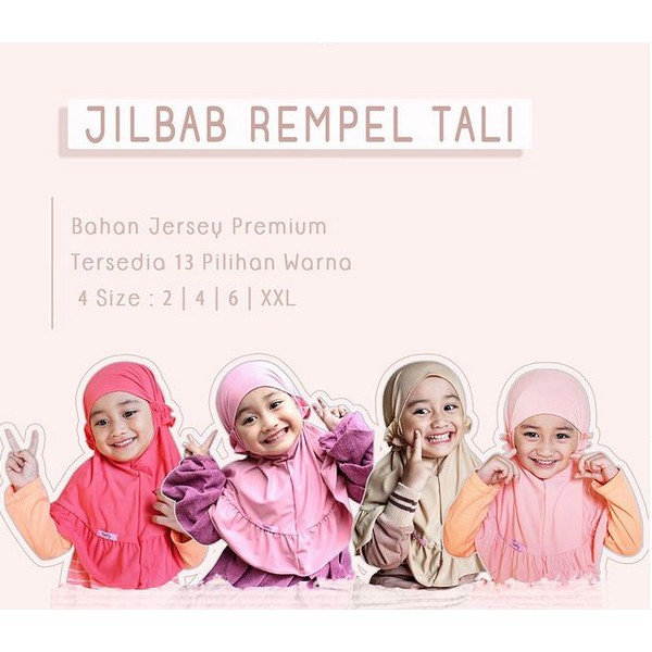 Jilbab Instan Anak Tali Candy  hijab anak bajuanak kshfashion