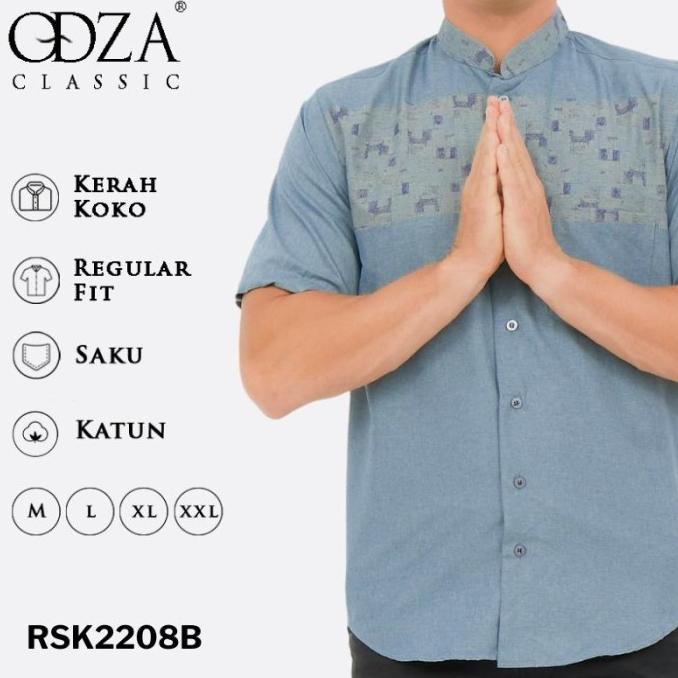 Baju Koko , Pakaian Muslim Pria ,Baju Muslim Merk Odza Zsk3909