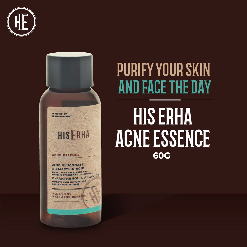 His Erha [Hairgro Tonic/Shampoo/Facial Wash/Essence/Pomade]