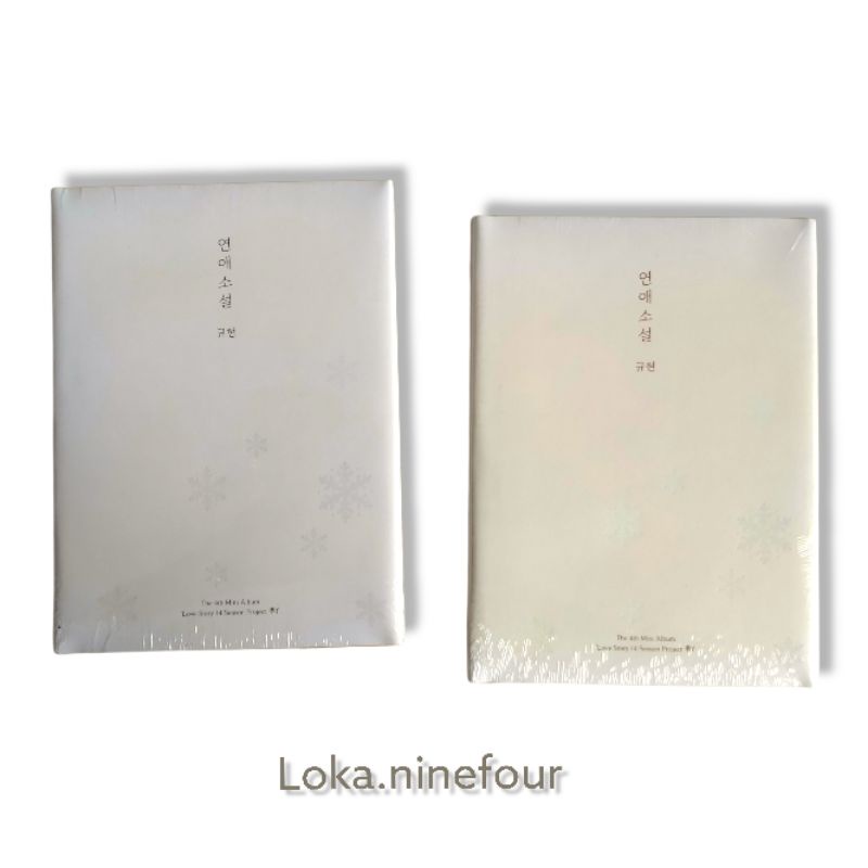 READY STOCK KYUHYUN - Mini Album Vol.4 Love Story 4 Season Project + Poster