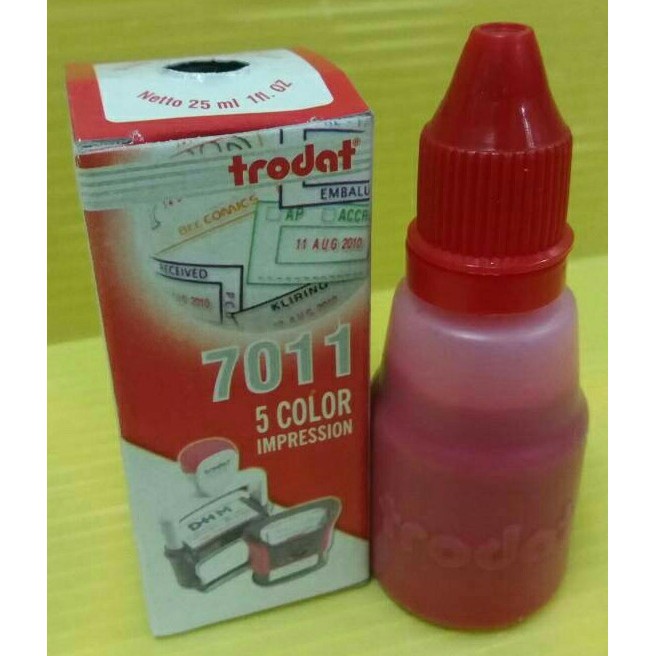 Tinta Stempel Trodat Merah Original