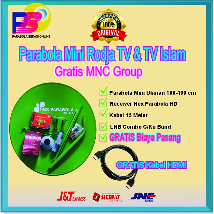 Parabola Mini Rodja TV & TV Islam Plus MNC Group