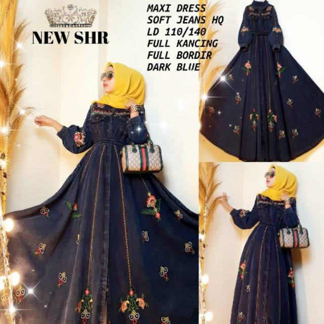 GAMIS JEANS SHR GARANSI ORI