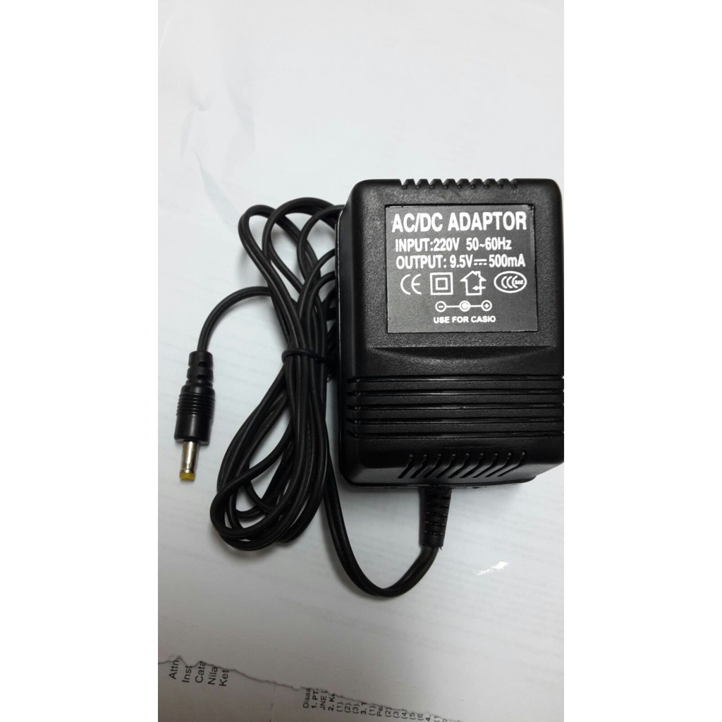 Adaptor untuk Casio 9.5V