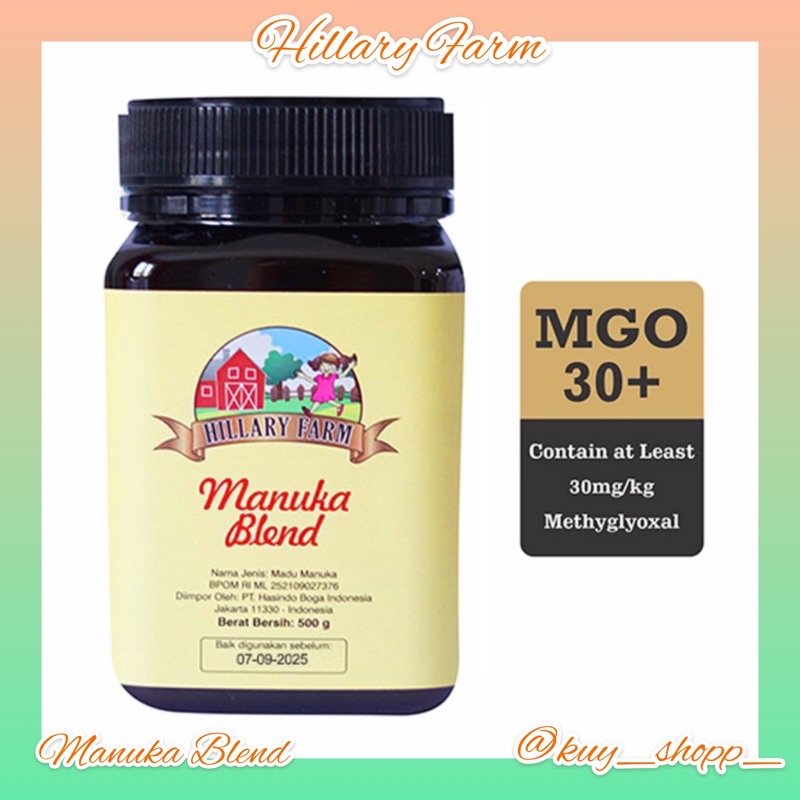 

[ FREE SENDOK KAYU ] Manuka Blend Hillary Farm 250gr & 500gr