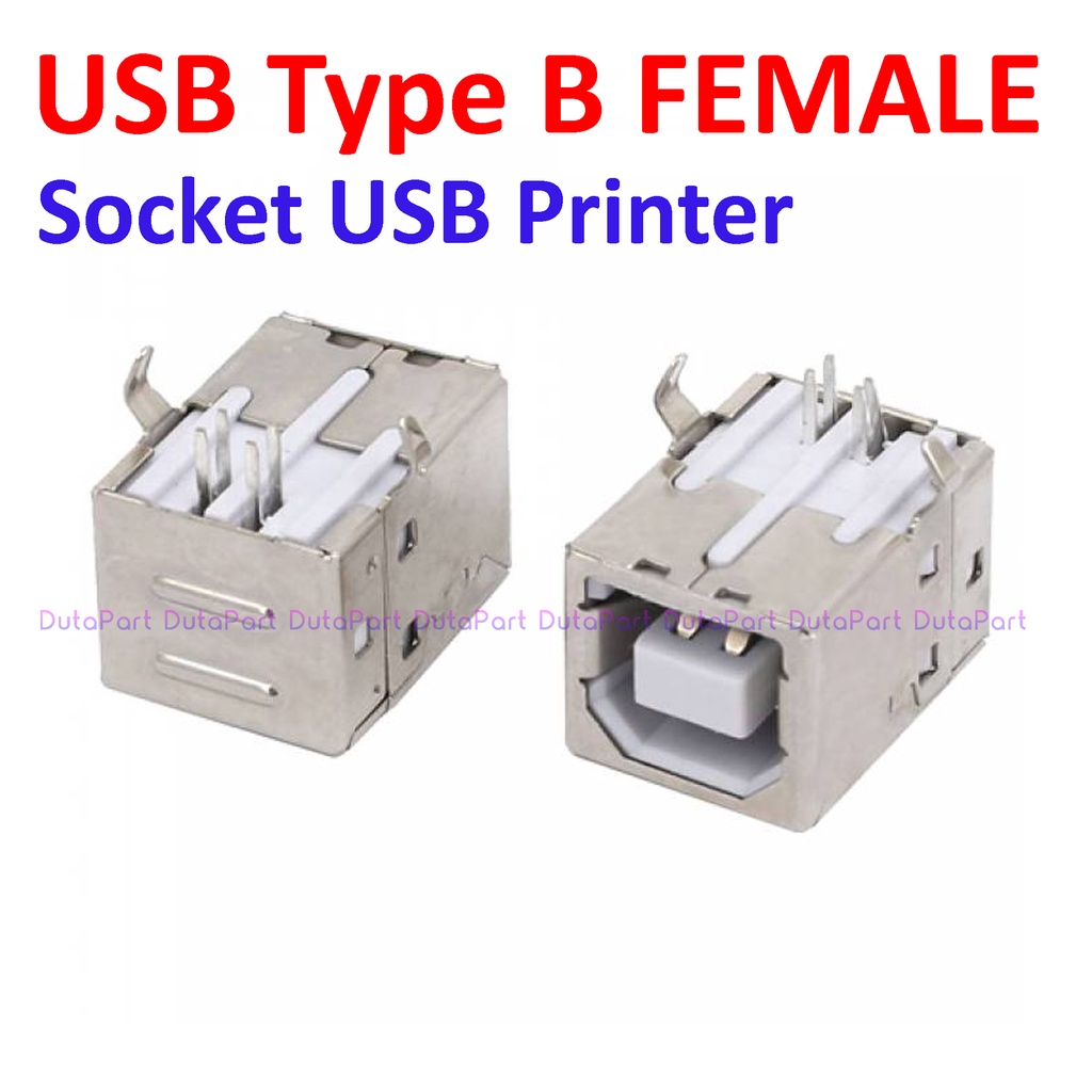 USB Type B Female 4 PIN Connector Socket USB Port Printer USB Kotak