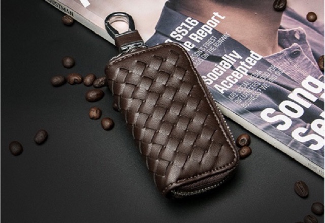 Dompet gantungan konci mobil car key hanger pouch wallet