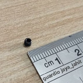 Baut Jarum Mesin Obras Min - Bulat ( kasar Big ) Untuk Obeng Jarum 1,6mm