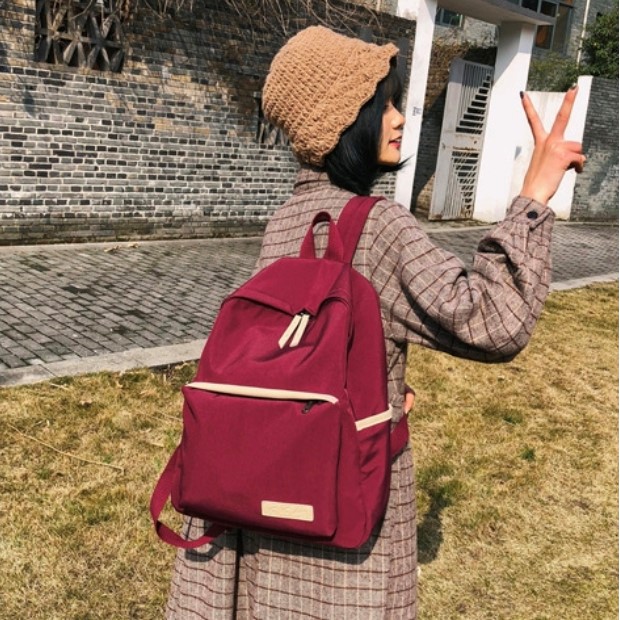 Twenty Bag - Tas Ransel Sekolah Anak Wanita Dan Pria Untuk Anak PAUD TK SD SMP Terbaru 2021 Kekinian Motif Carakter BERIS POLOS Korean Sytle Bahan Canvas