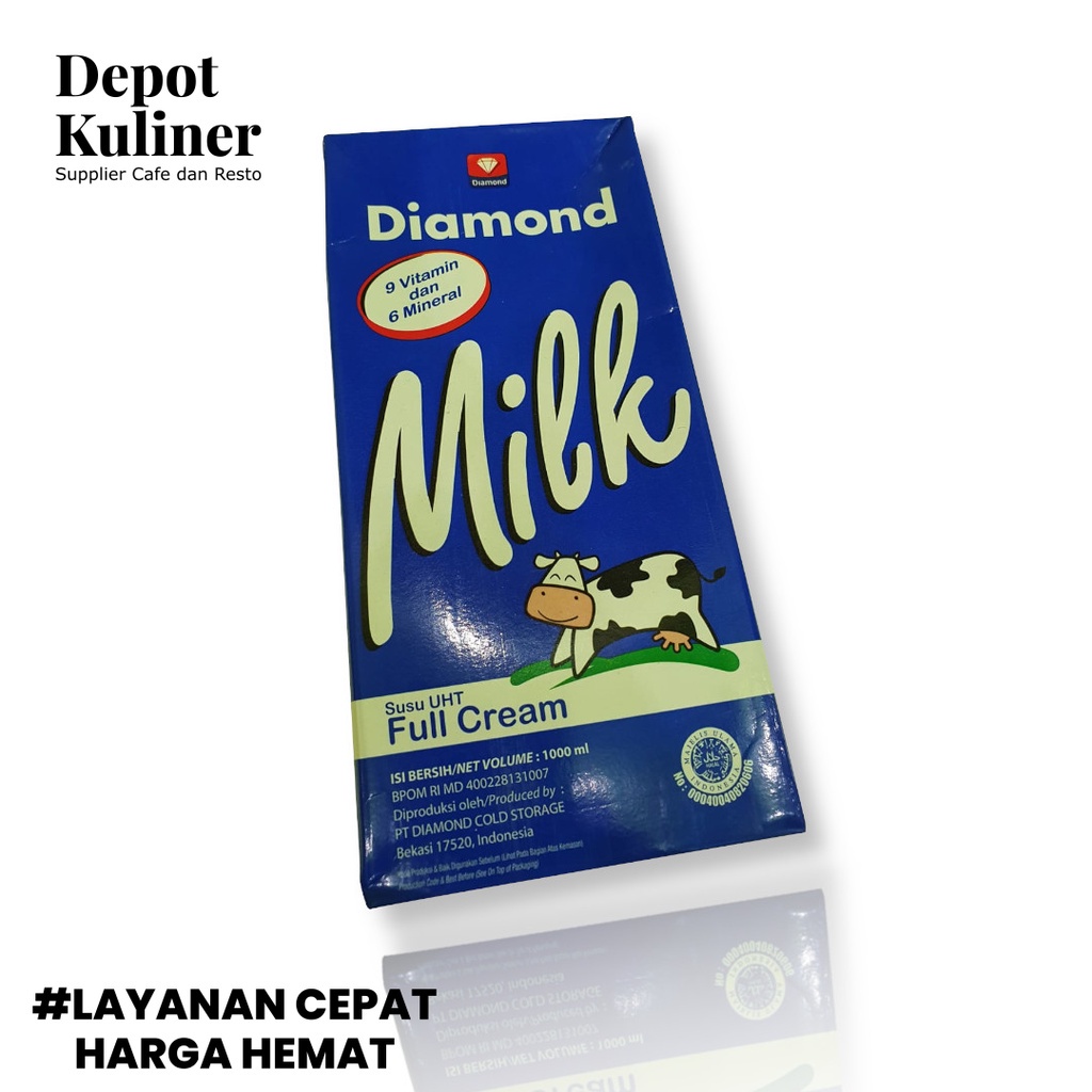 Susu Diamond Full Cream UHT 1 Liter