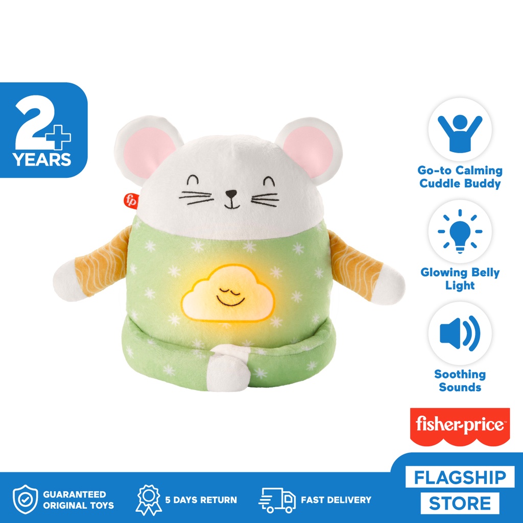 Fisher-Price Meditation Mouse (Soothe Plush) - Mainan Boneka Bayi