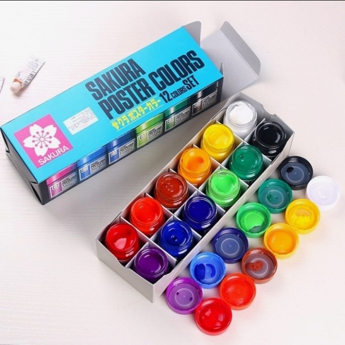 

Produk Terbaru Sakura Cat Poster Colour Set 12 X 30Ml Paint