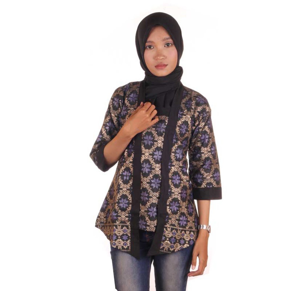 Blus batik kutubaru Rasti -Atasan kutubaru wanita