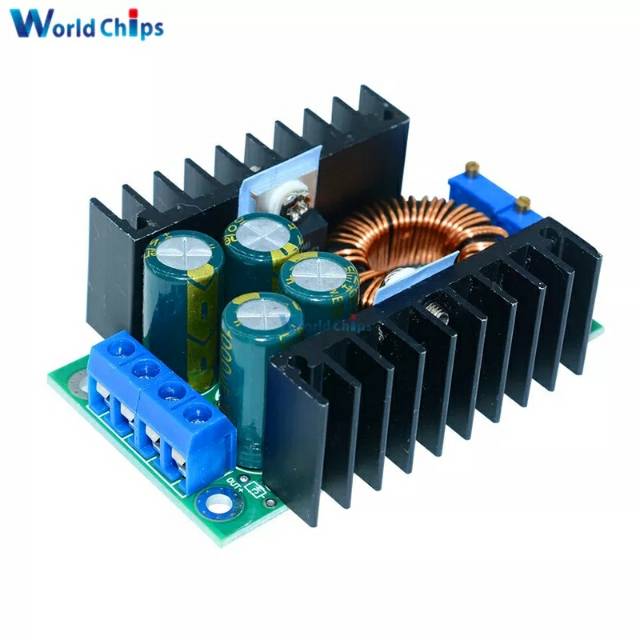 Down Buck Converter 5-40 V Ke 1.2-35 V 300 W Max 9A XL4016 DC-DC  Adjustable Modul Power Supply LED