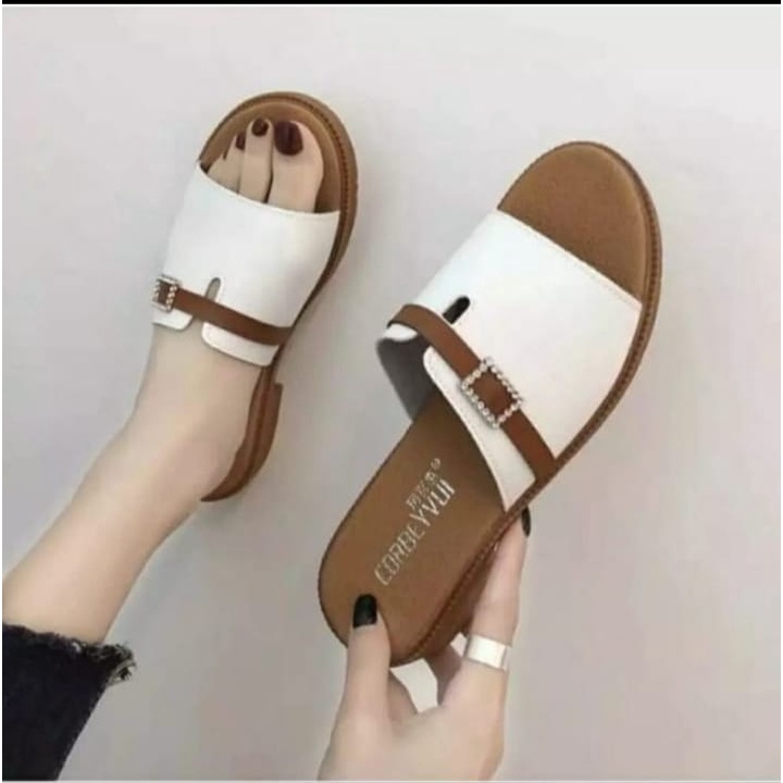 SANDAL TEPLEK/FLATSHOES WANITA