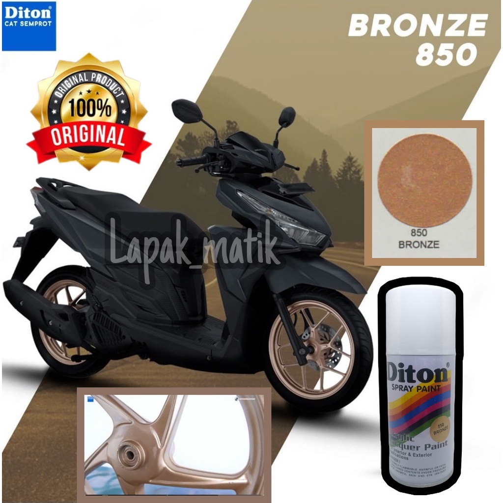 Pilok Pilox DITON BRONZE 850 300ml cat semprot spray